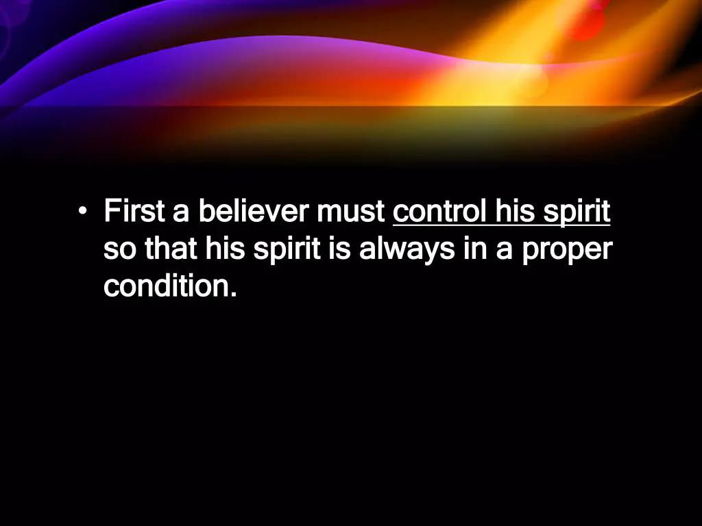 first a believer must first a believer must