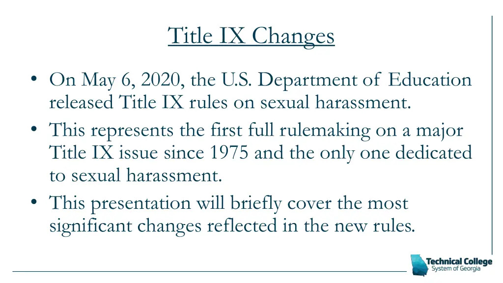 title ix changes 1