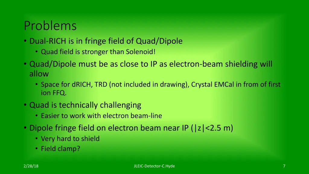 problems dual rich is in fringe field of quad