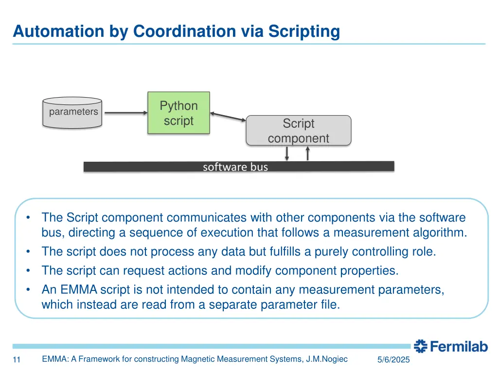automation by coordination via scripting