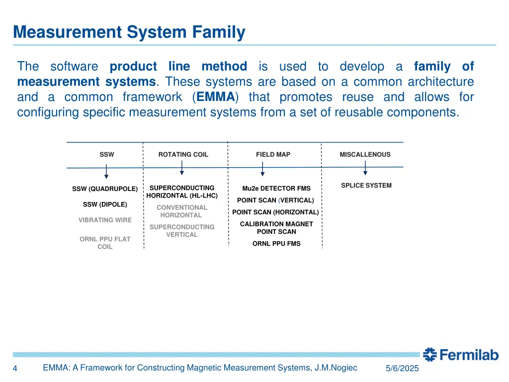 measurement system family