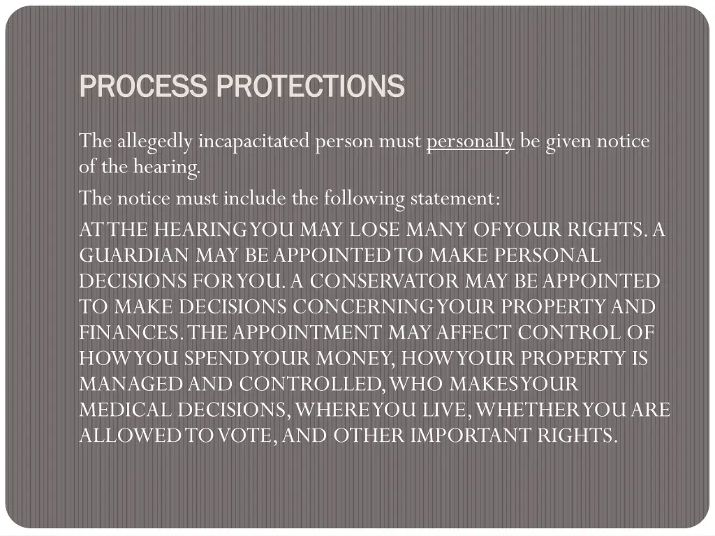 process protections process protections