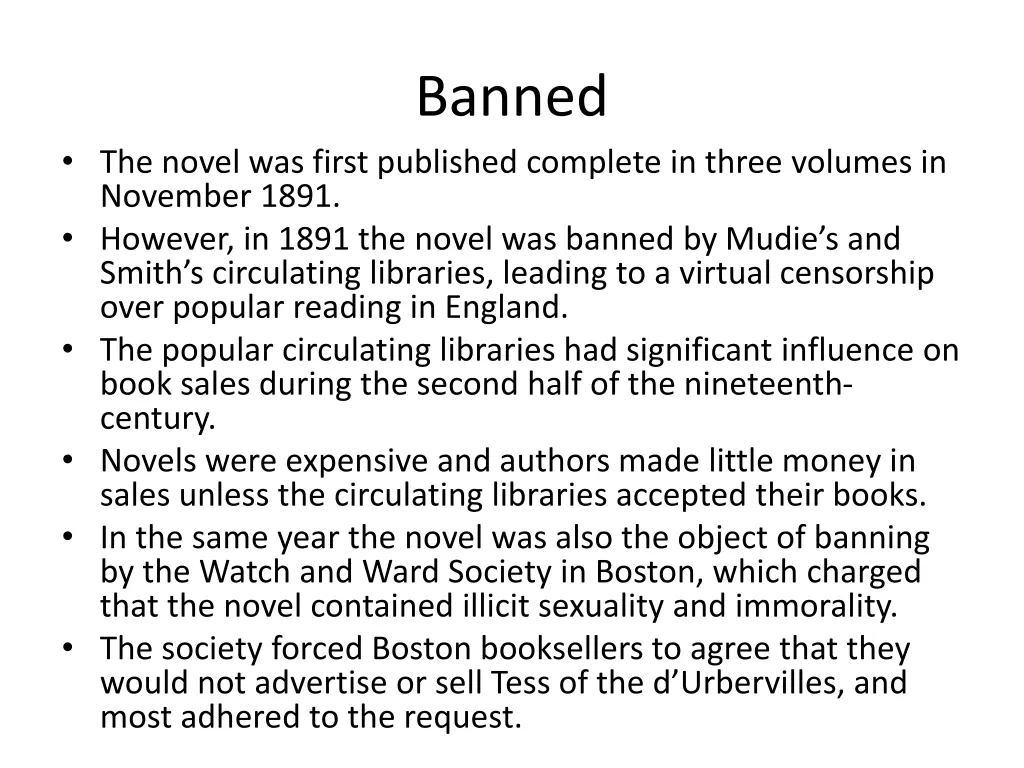 banned