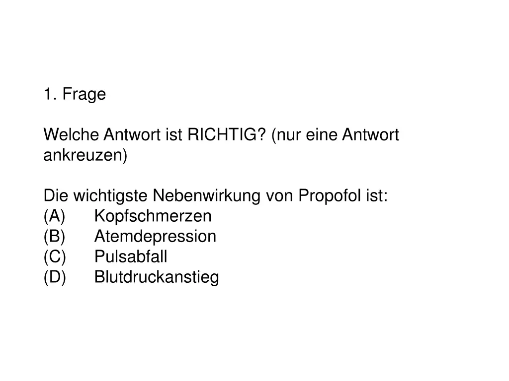 1 frage