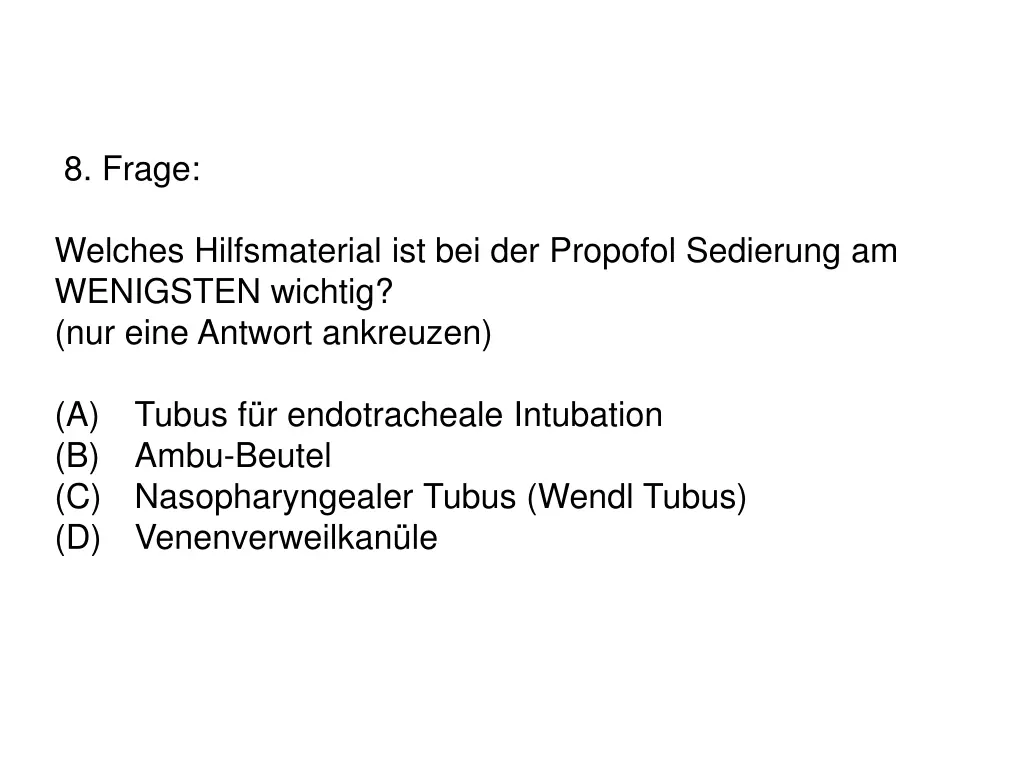 8 frage