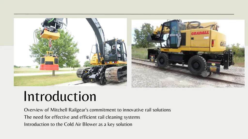 introduction overview of mitchell railgear