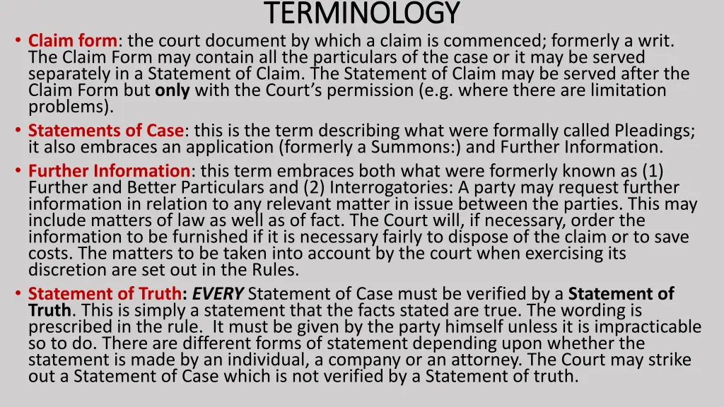 terminology terminology