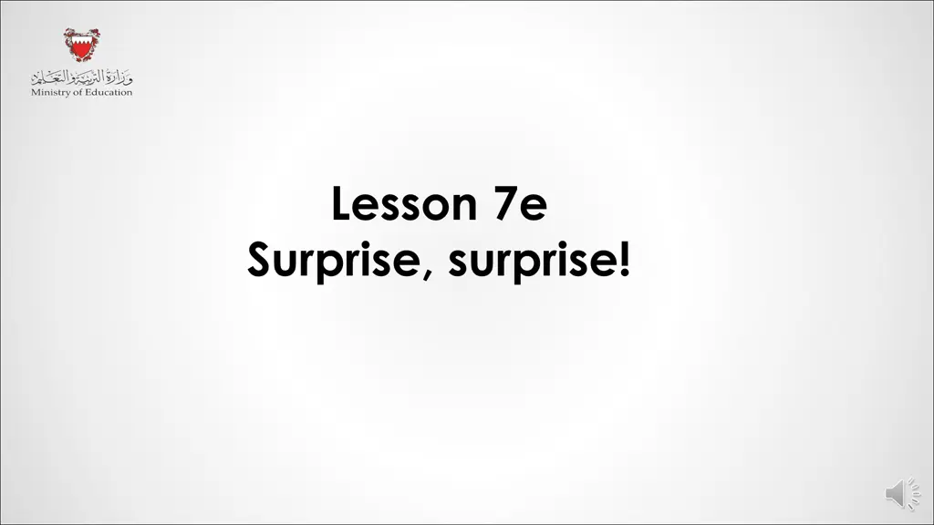 lesson 7e surprise surprise