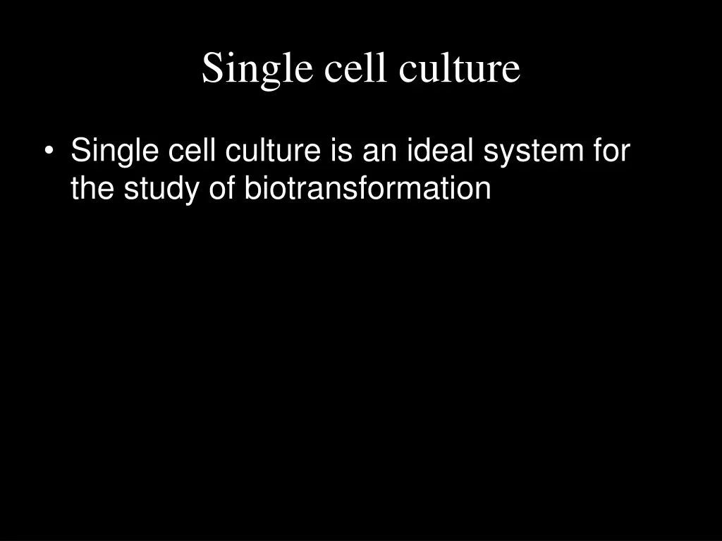 single cell culture 3