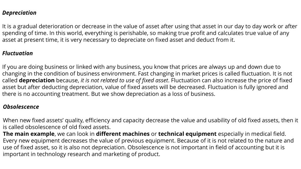 depreciation 1