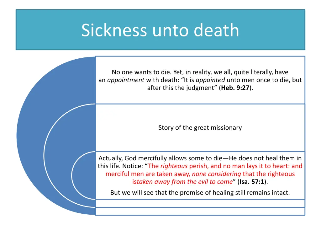 sickness unto death