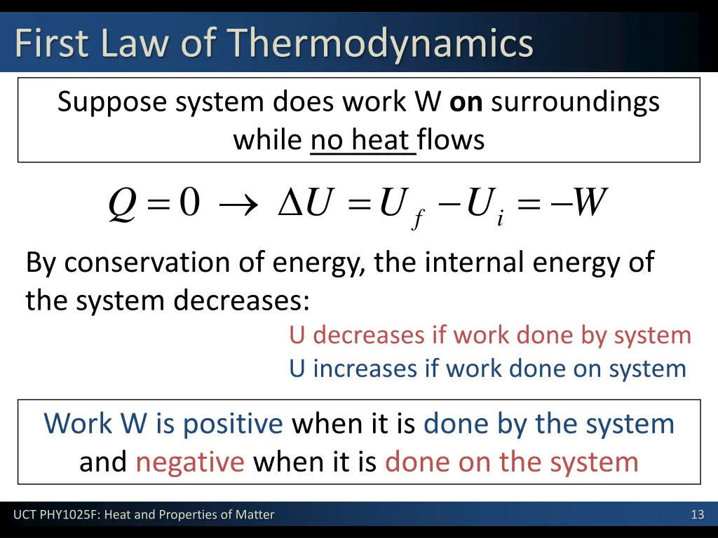 first law of thermodynamics 4