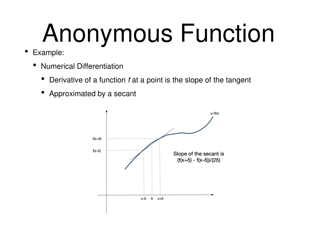 anonymous function example numerical