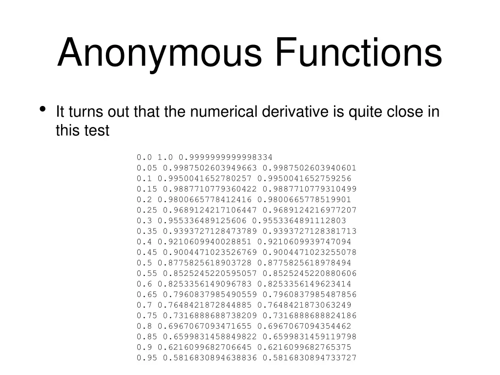 anonymous functions 2
