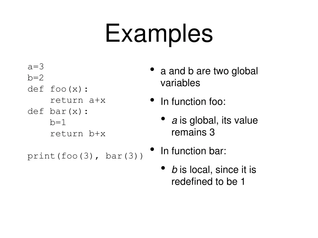 examples