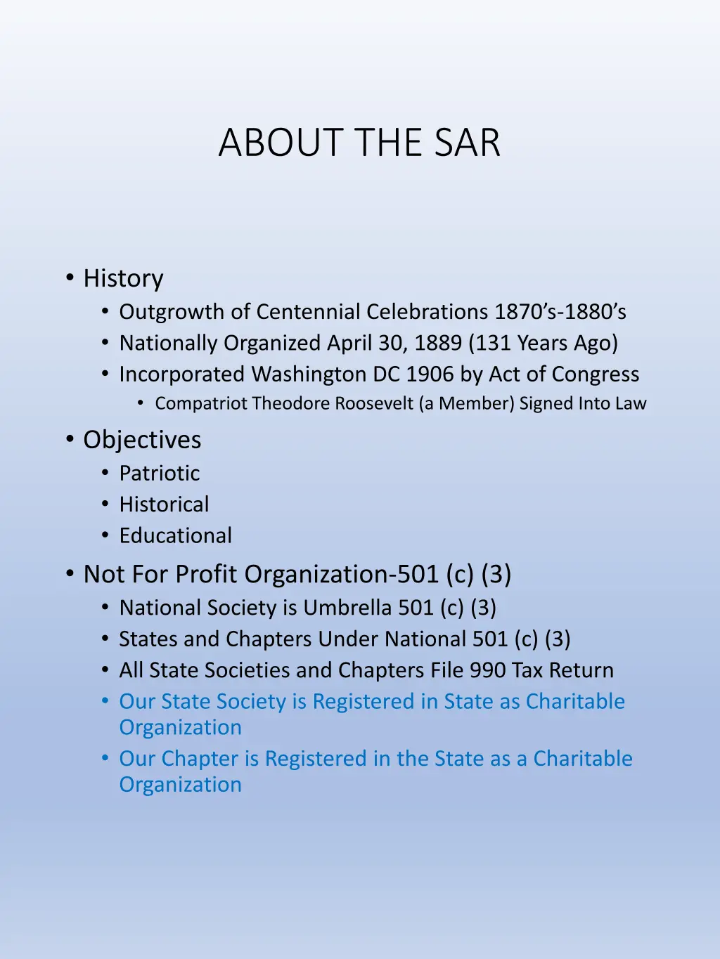 about the sar