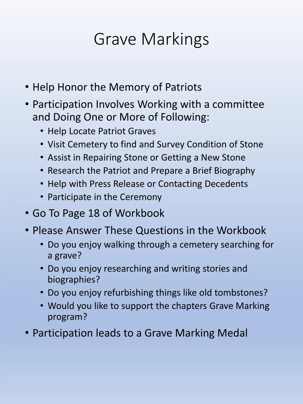grave markings