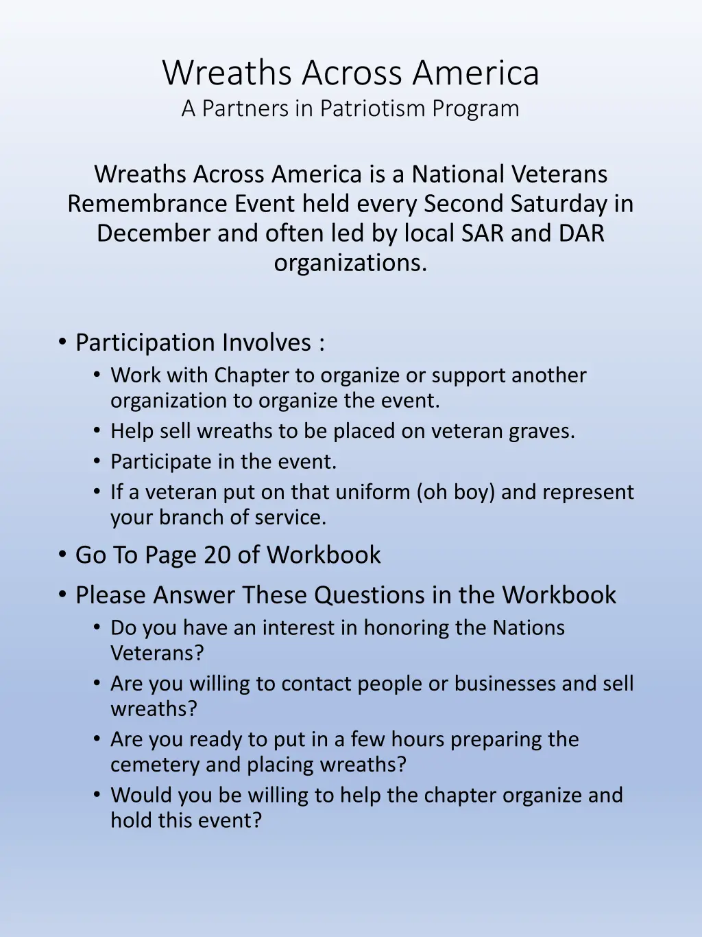 wreaths across america a partners in patriotism