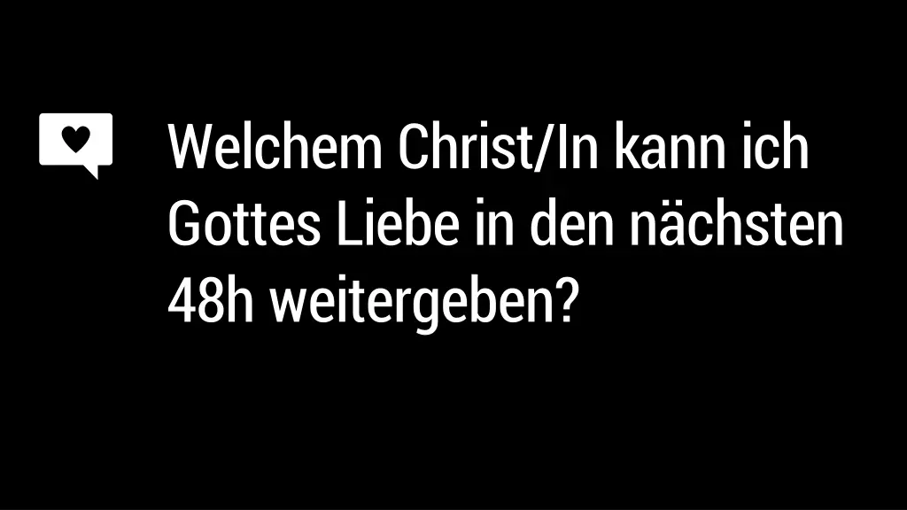 welchem christ in kann ich gottes liebe