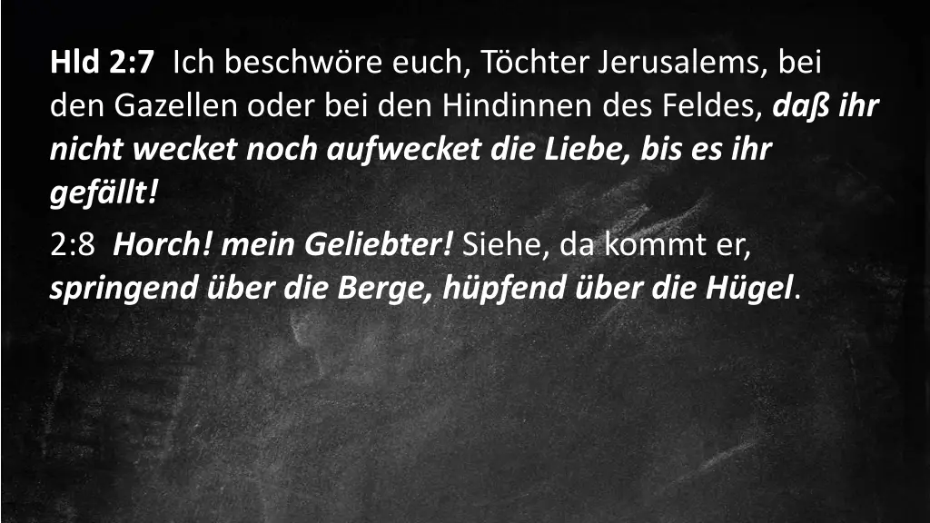 hld 2 7 ich beschw re euch t chter jerusalems
