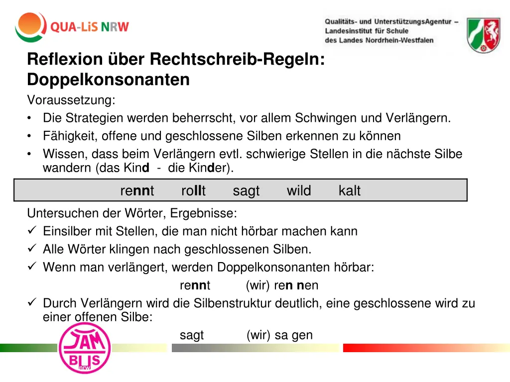 reflexion ber rechtschreib regeln