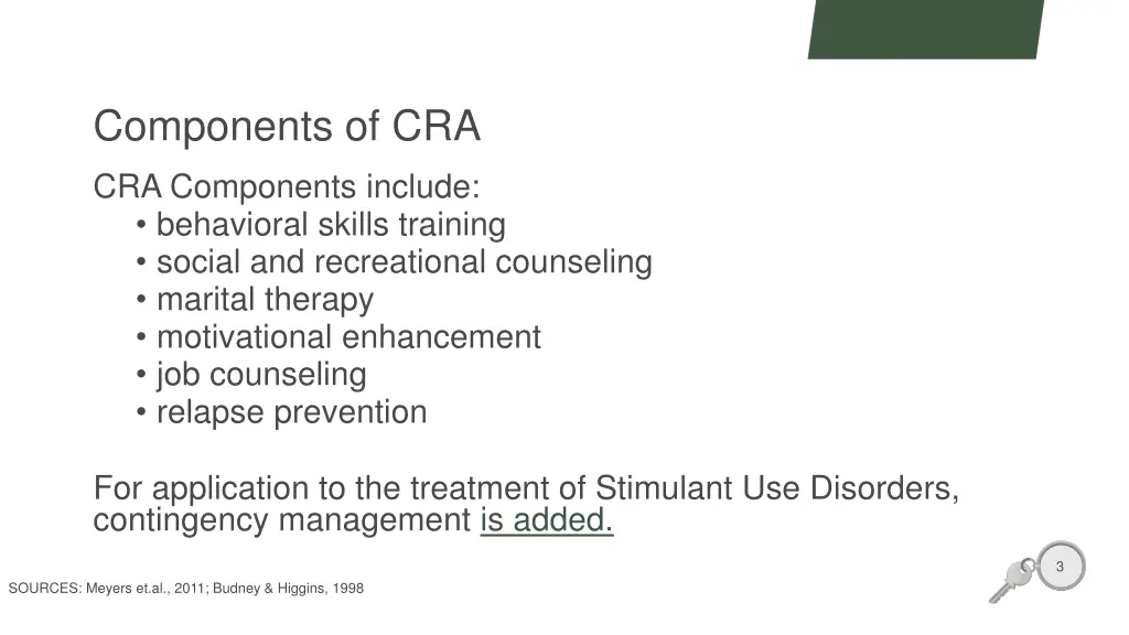 components of cra