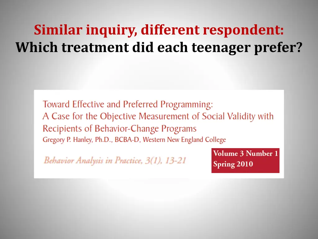 similar inquiry different respondent which