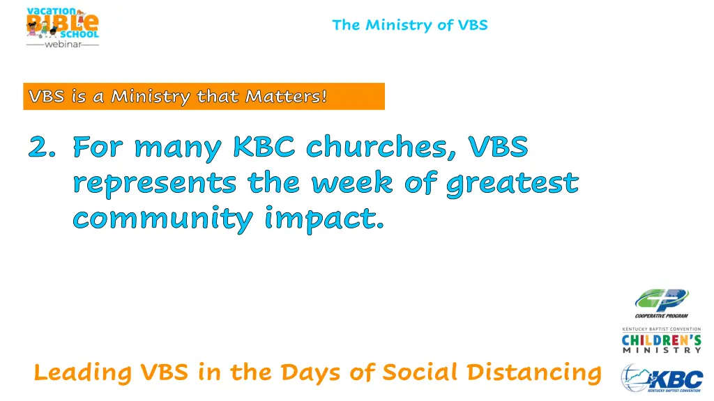 the ministry of vbs 1