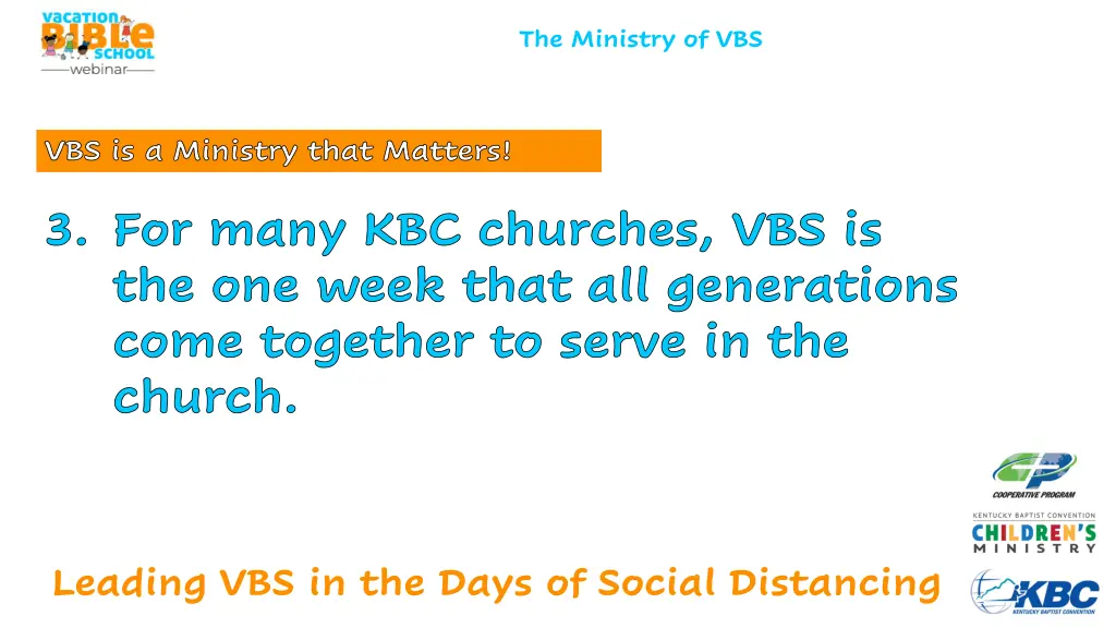 the ministry of vbs 2