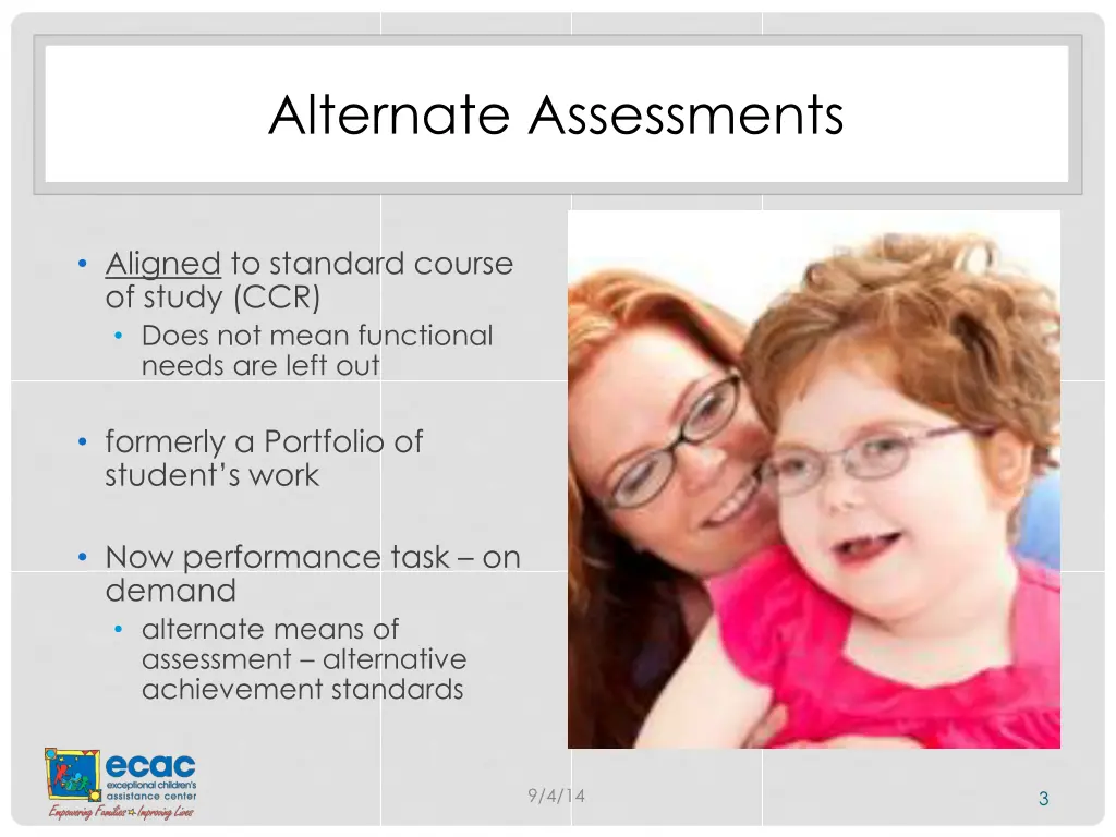 alternate assessments