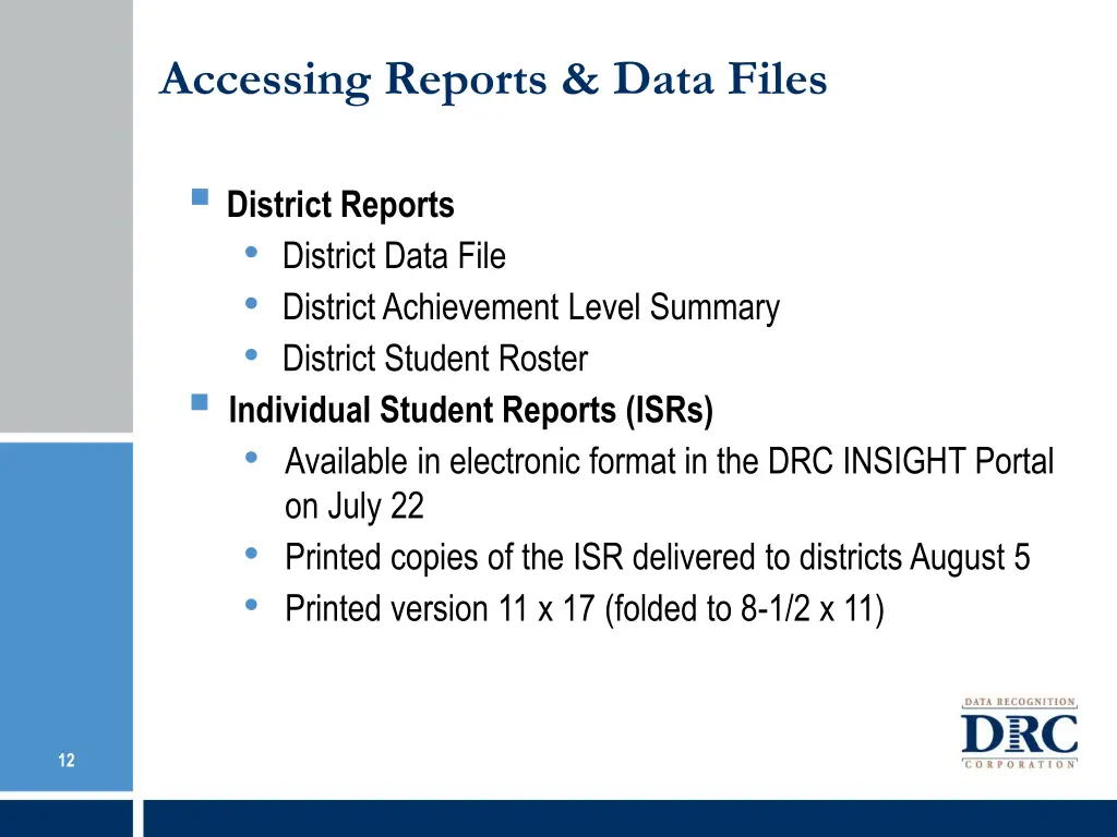 accessing reports data files 2