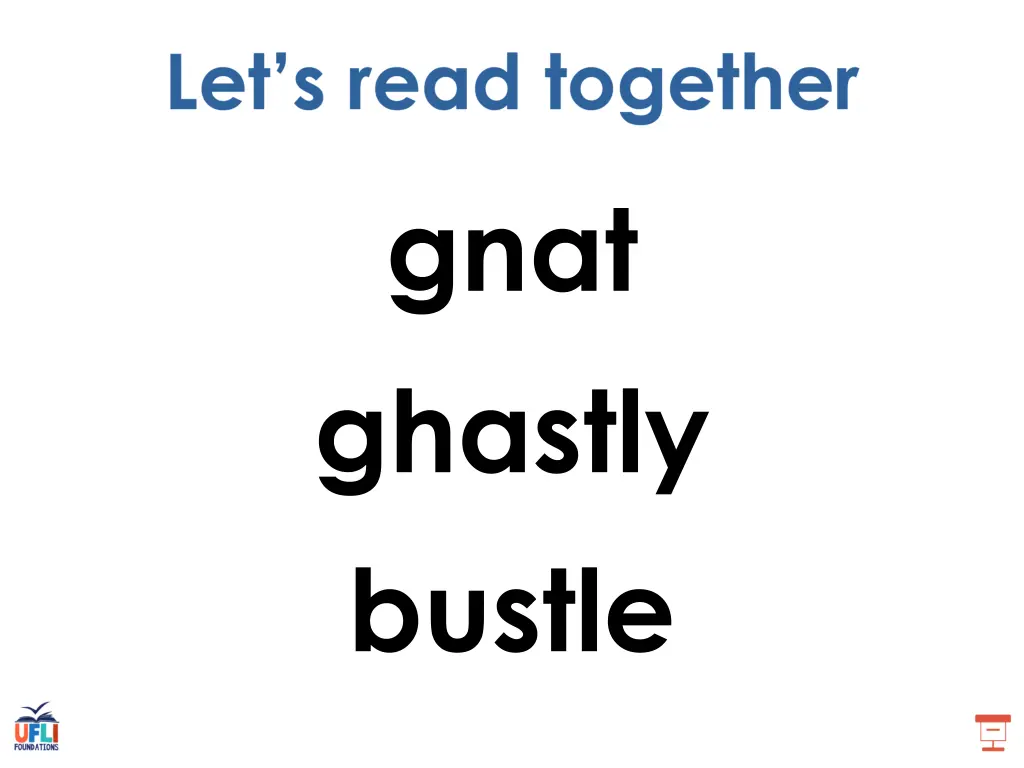 gnat ghastly bustle