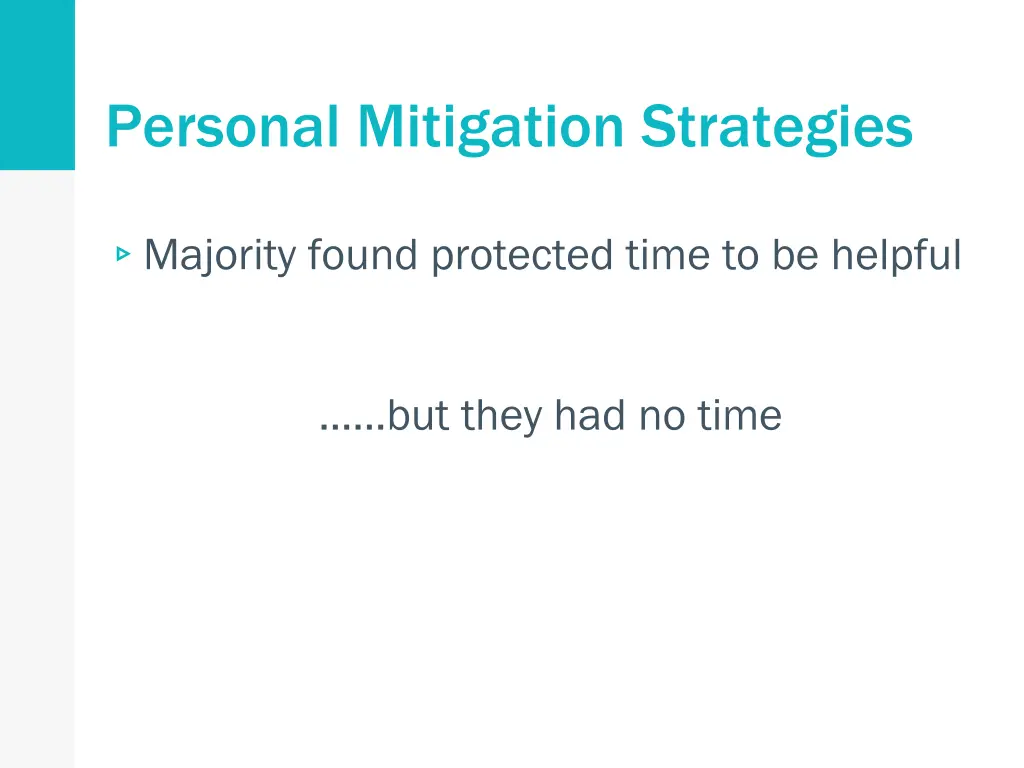 personal mitigation strategies