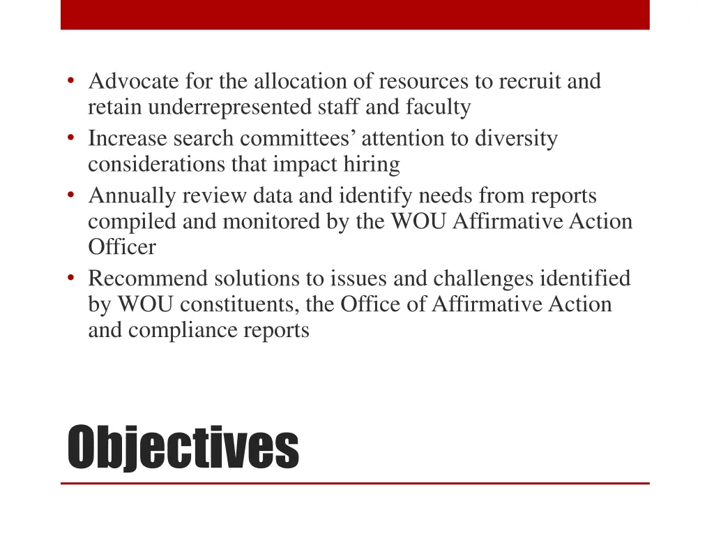 advocate for the allocation of resources
