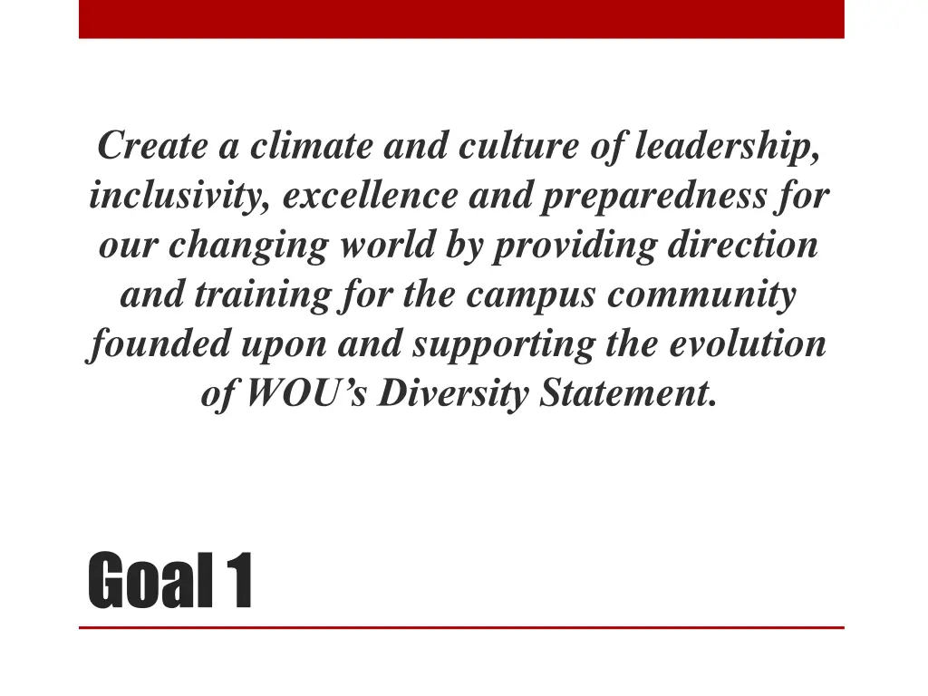 create a climate and culture of leadership