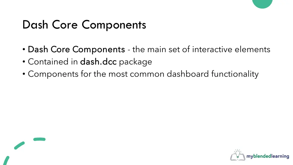 dash core components