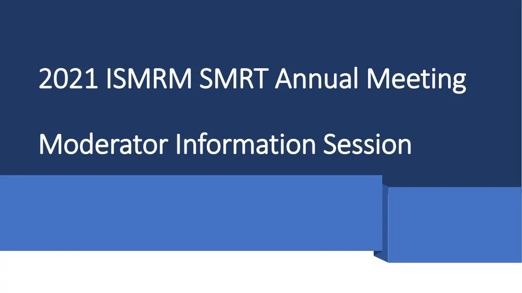 2021 ismrm smrt annual meeting 2021 ismrm smrt