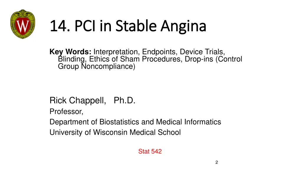 14 pci 14 pci in stable angina in stable angina