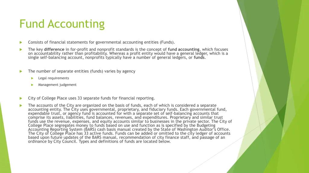 fund accounting