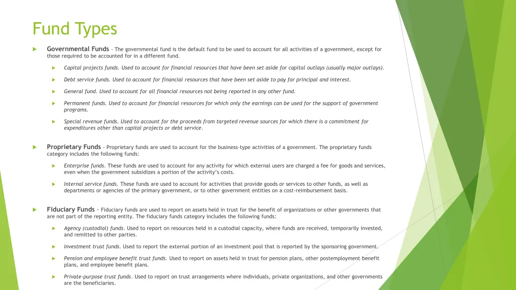 fund types