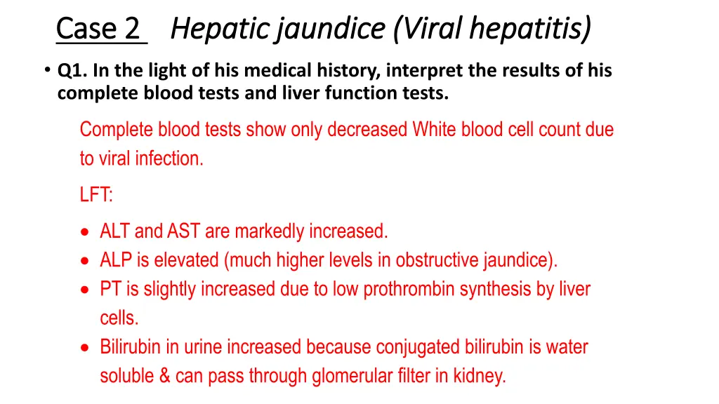 case 2 case 2 hepatic jaundice viral hepatitis