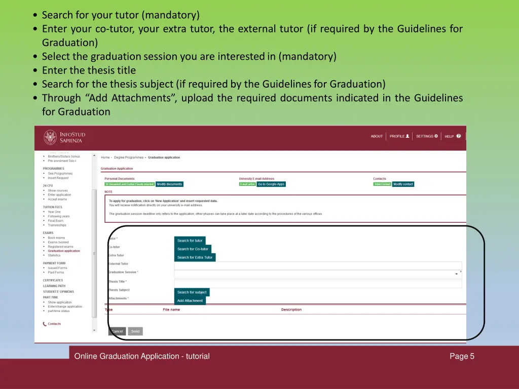 search for your tutor mandatory enter your