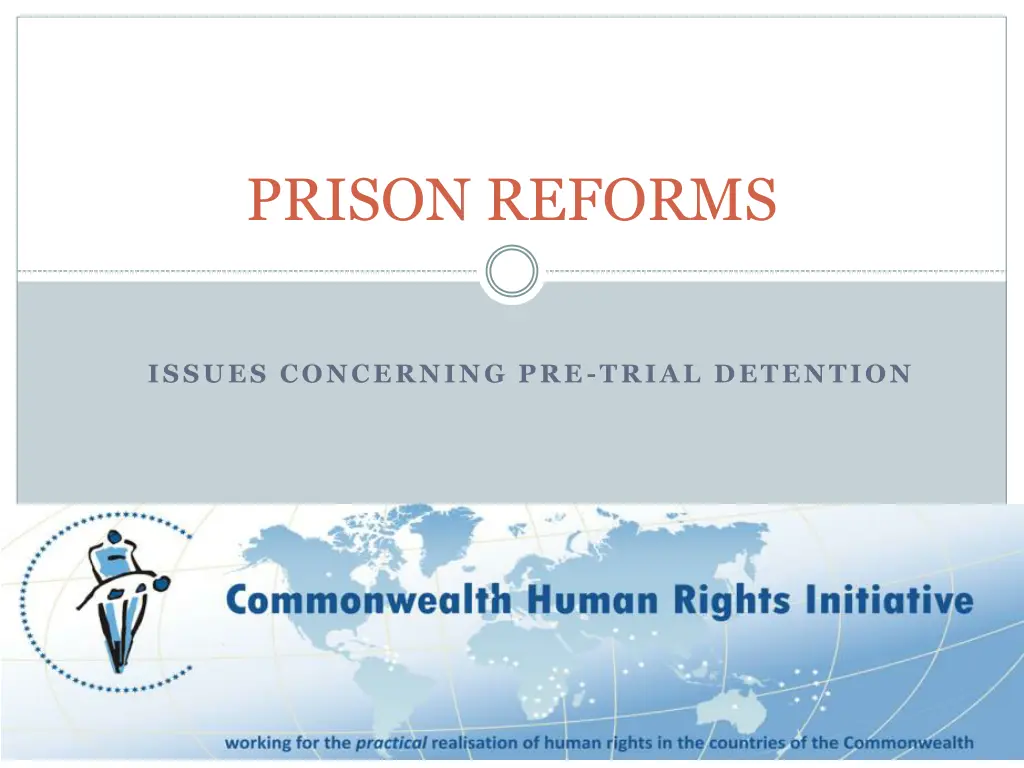 prison reforms