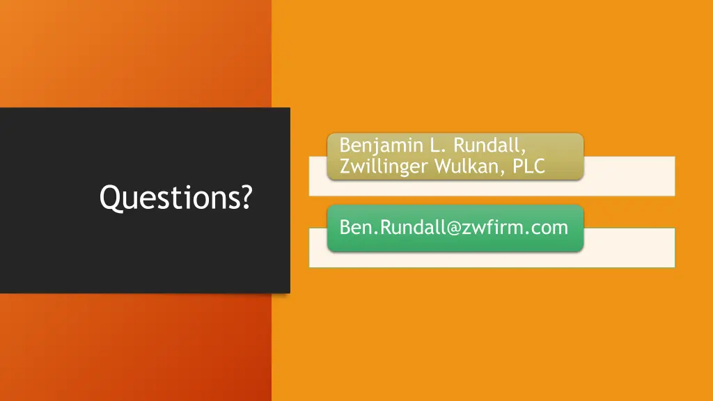 benjamin l rundall zwillinger wulkan plc