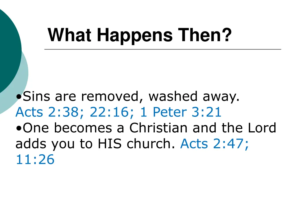 what happens then