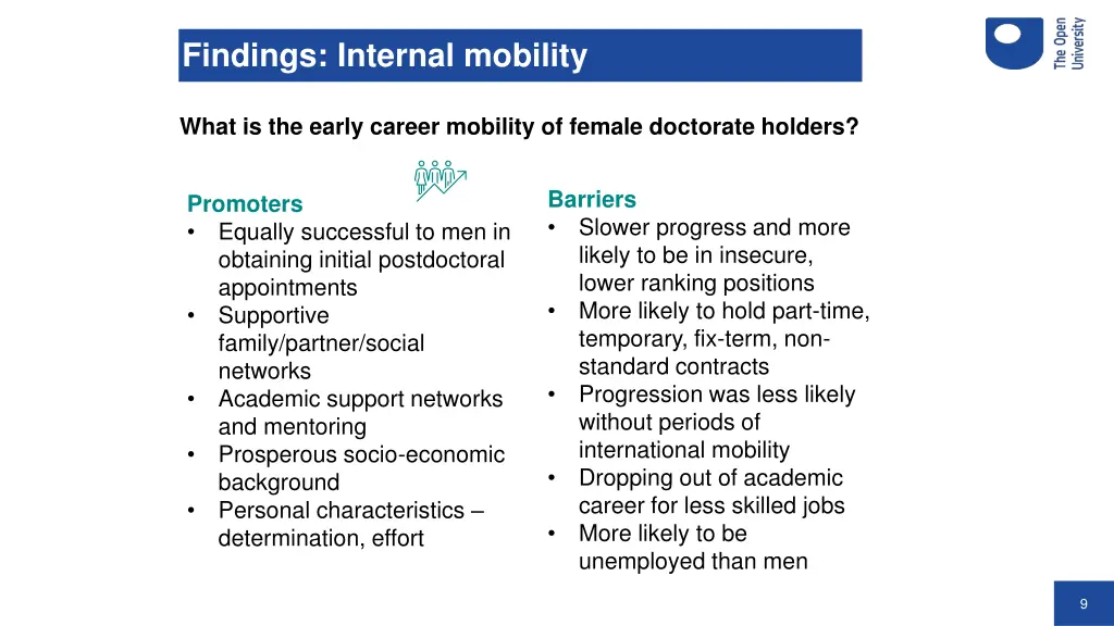 findings internal mobility