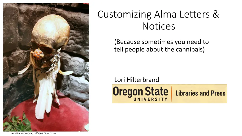 customizing alma letters notices