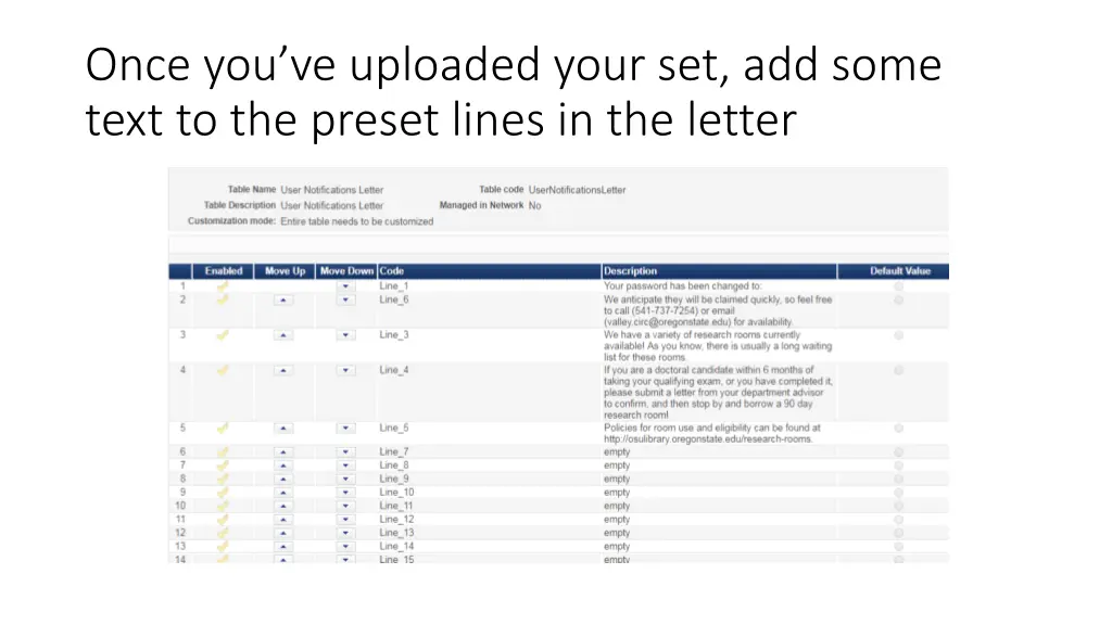 once you ve uploaded your set add some text