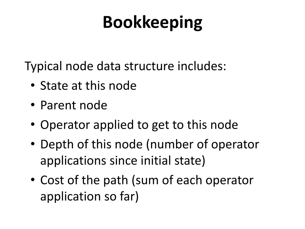 bookkeeping