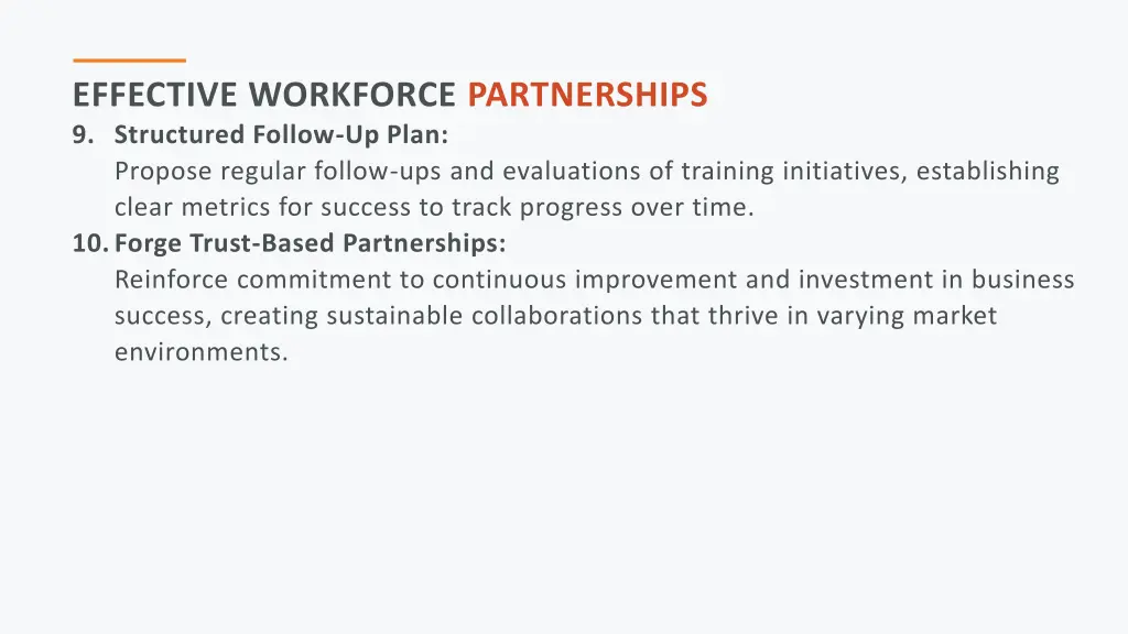 effective workforce partnerships 9 structured